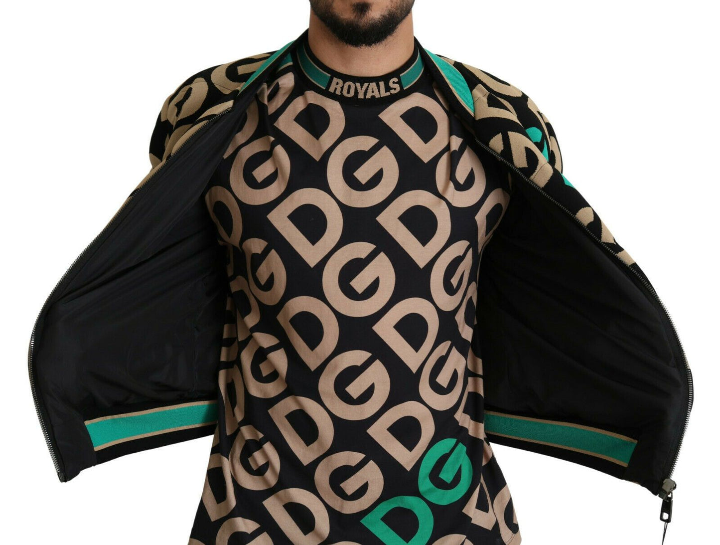 Veste à imprimé multicolore avec logo DGMILLENNIALS de Dolce & Gabbana