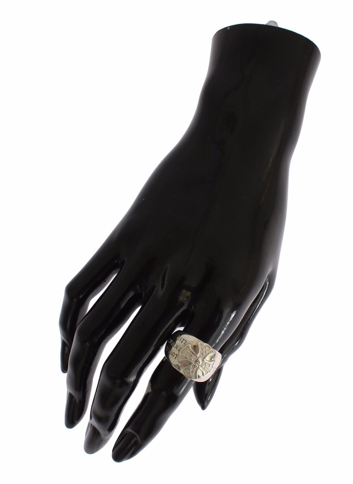 Nialaya Zilveren Kruis Damesring van 925 Sterling