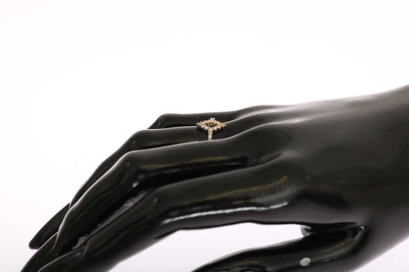 Bague Nialaya en argent 925 avec zircones cubiques transparents pour femme