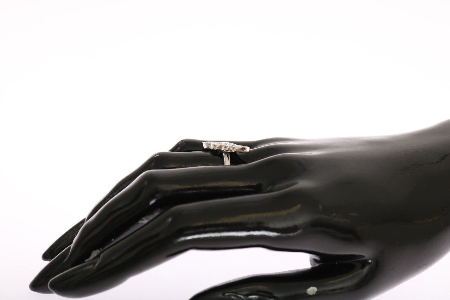 Nialaya Zilveren Dames Wing Clear CZ 925 Zilveren Ring