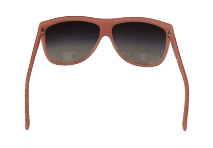 Lunettes de soleil Dolce & Gabbana à monture en acétate et étoiles marron pour femme