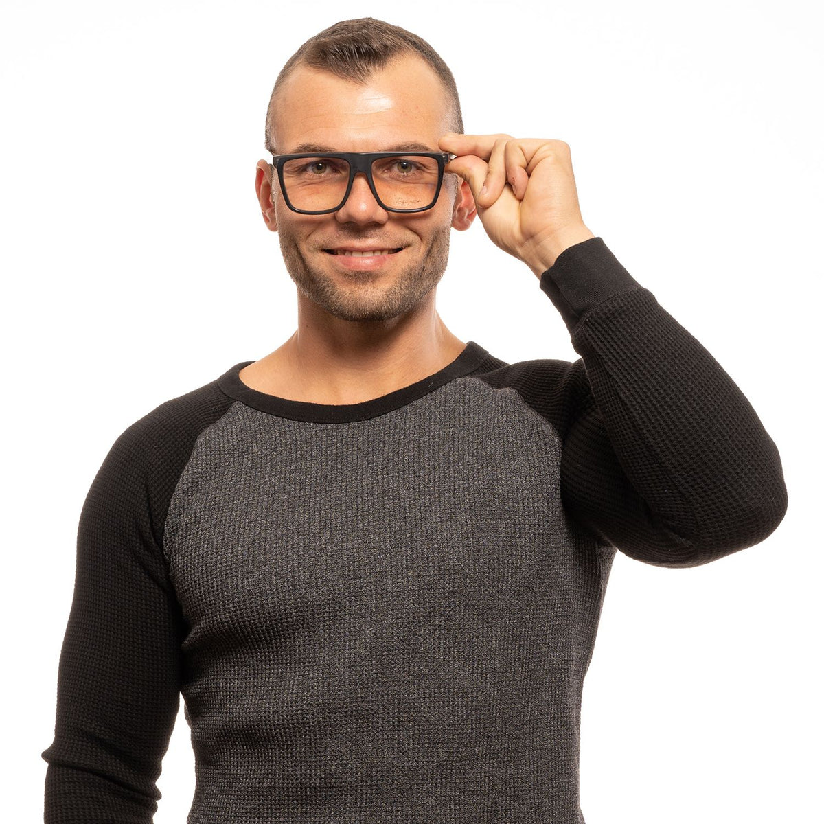 Lunettes en plastique noir Yohji Yamamoto (montures)