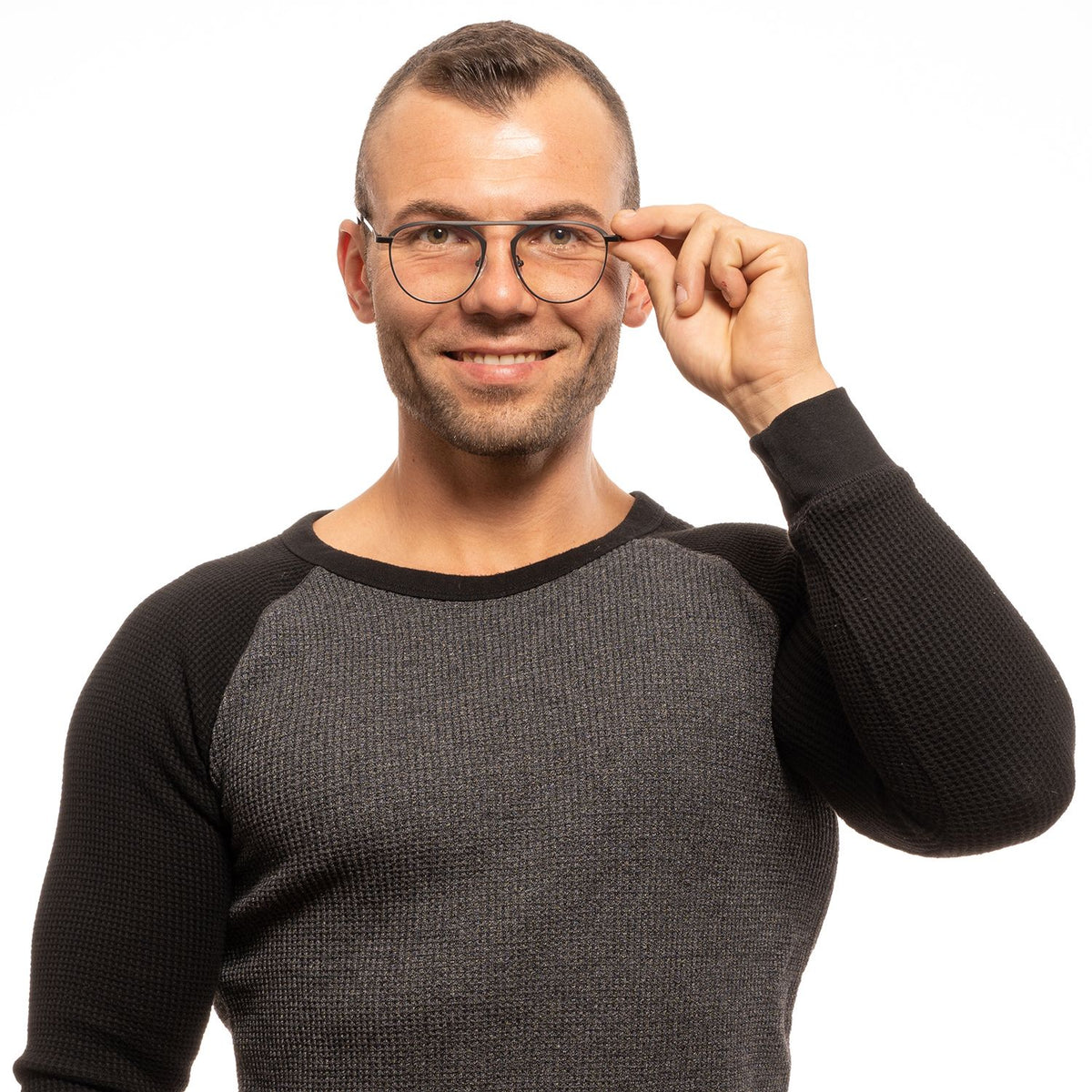 Lunettes en plastique noir Yohji Yamamoto (montures)