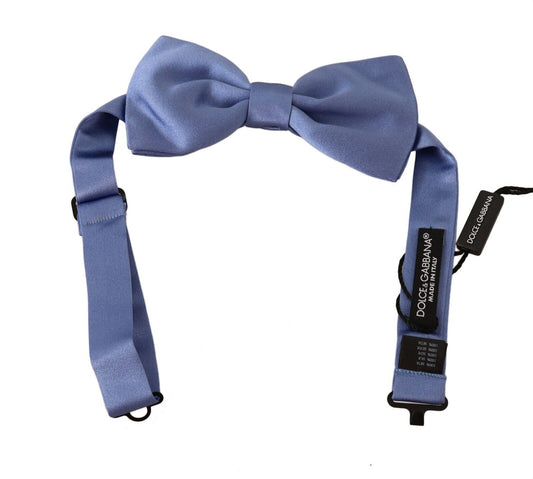 Nœud papillon ajustable violet 100 % soie Dolce & Gabbana