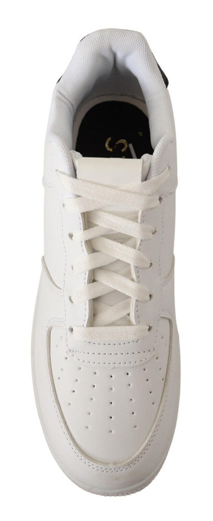 Chaussures de ville homme en cuir blanc perforé, à lacets, SIGNS