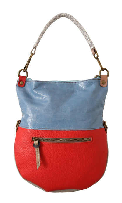 Sac à main fourre-tout en cuir véritable multicolore EBARRITO pour femme