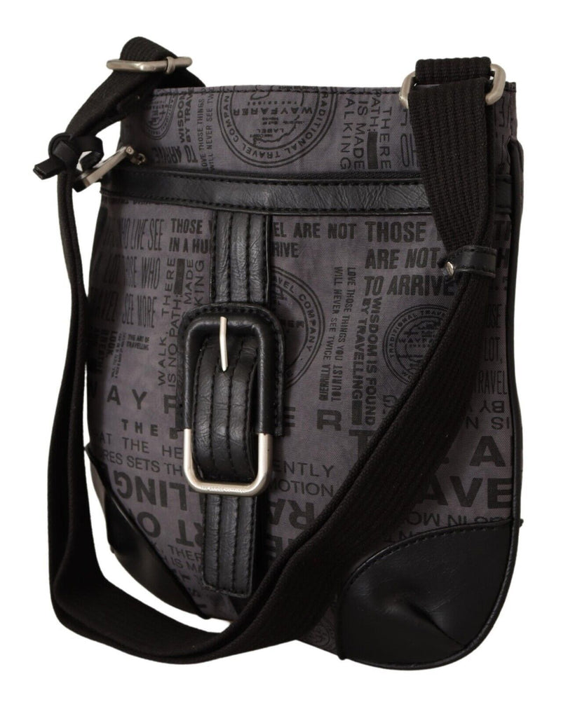 Sac à bandoulière WAYFARER gris avec logo imprimé