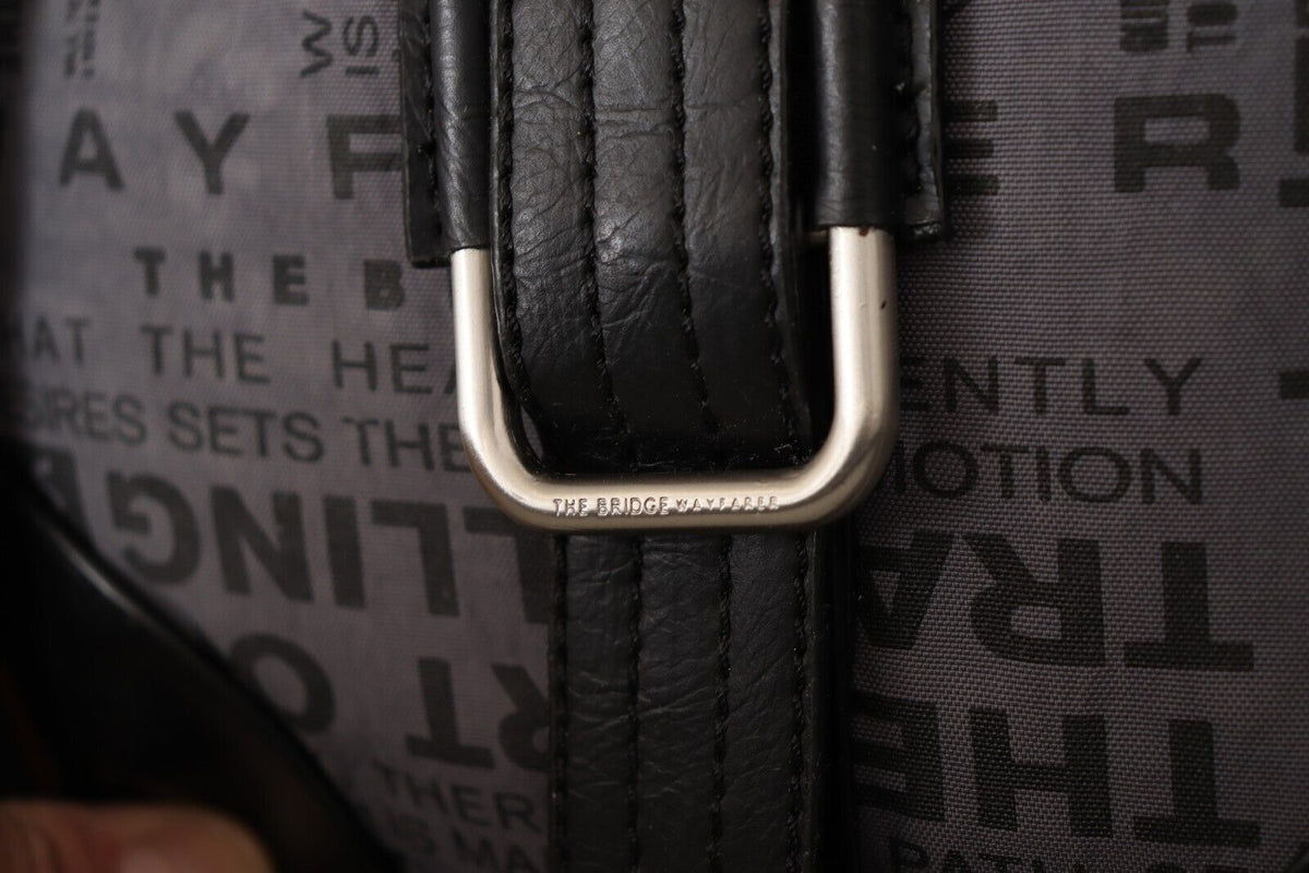 Sac à bandoulière WAYFARER gris avec logo imprimé