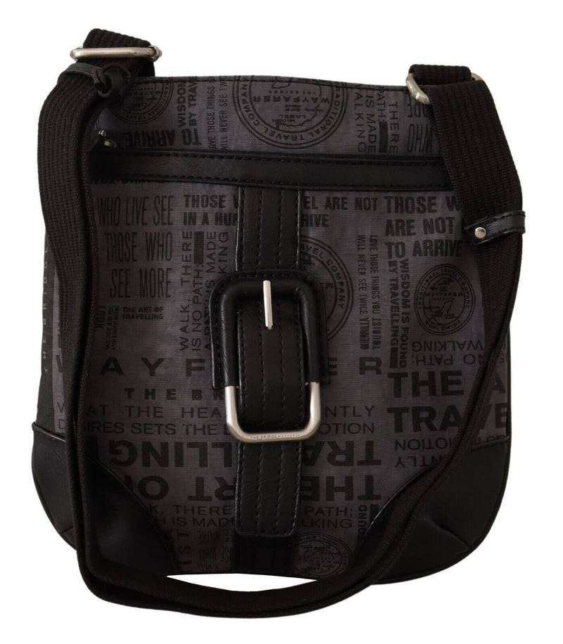 Sac à bandoulière WAYFARER gris avec logo imprimé
