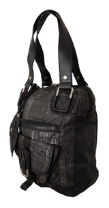 WAYFARER Black Printed Logo Shoulder Handbag Purse