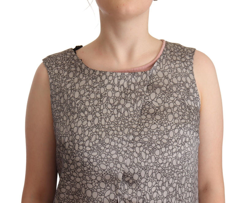 Robe sans manches grise Comeforbreakfast - Élégance intemporelle