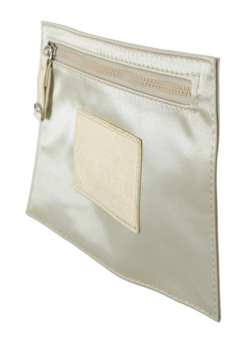 WAYFARER White Zippered Coin Holder Wallet - Élégant et Authentique