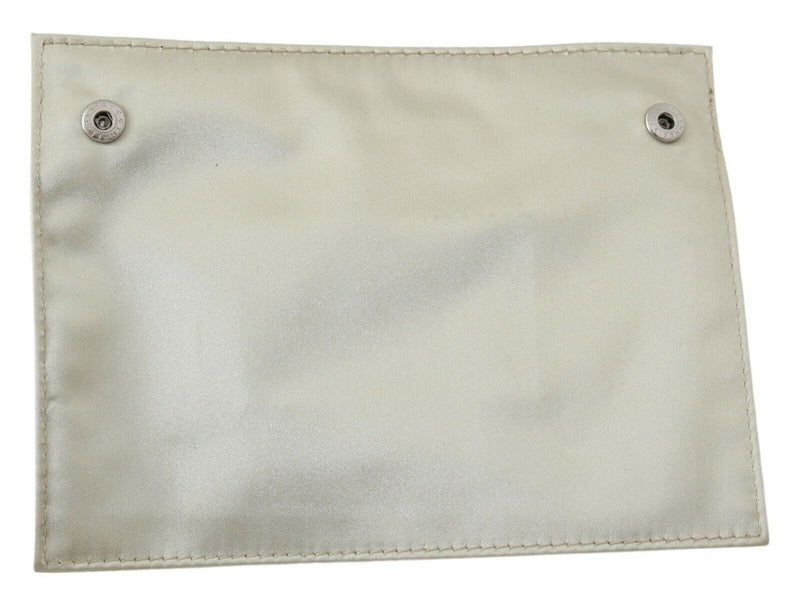 WAYFARER White Zippered Coin Holder Wallet - Élégant et Authentique