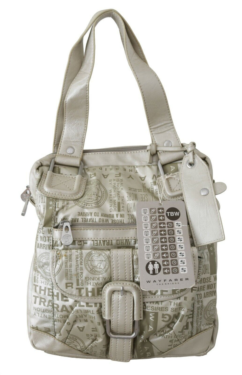 WAYFARER White Printed Handbag - Stylish Fabric Shoulder Purse