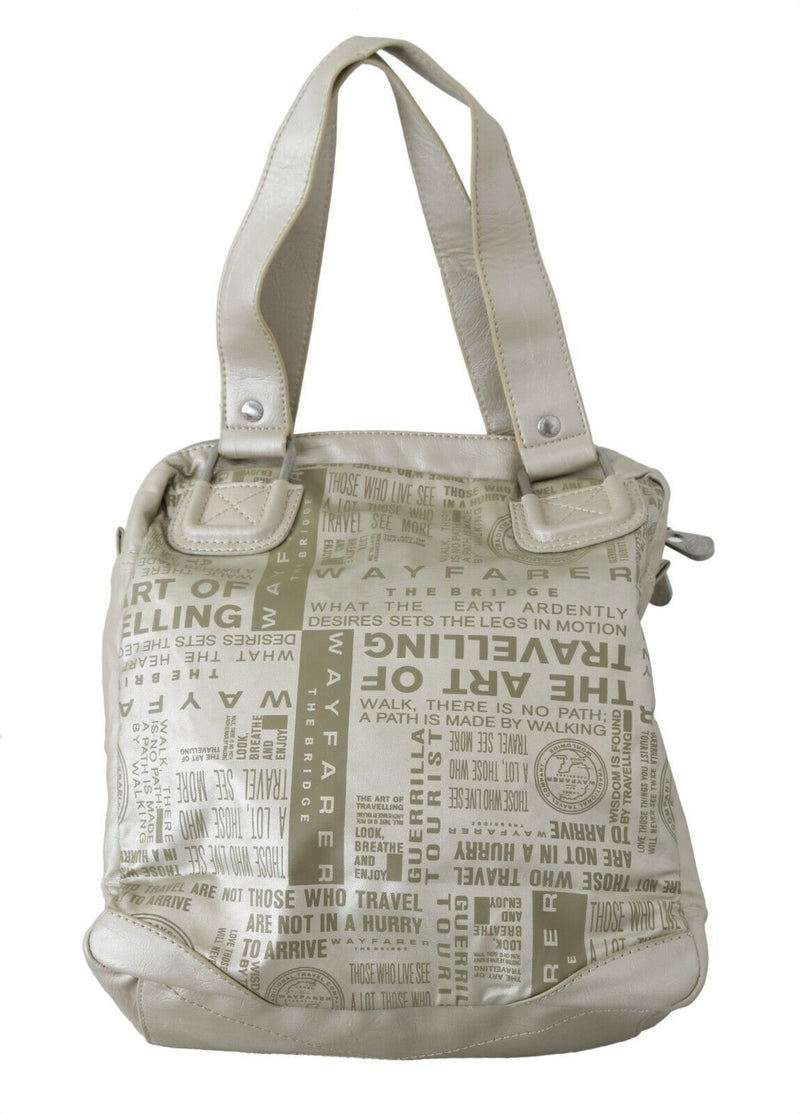 WAYFARER White Printed Handbag - Stylish Fabric Shoulder Purse