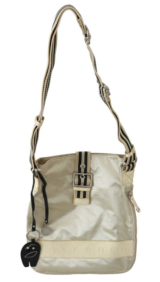 WAYFARER Beige Handtas Schoudertas Stoffen Portemonnee
