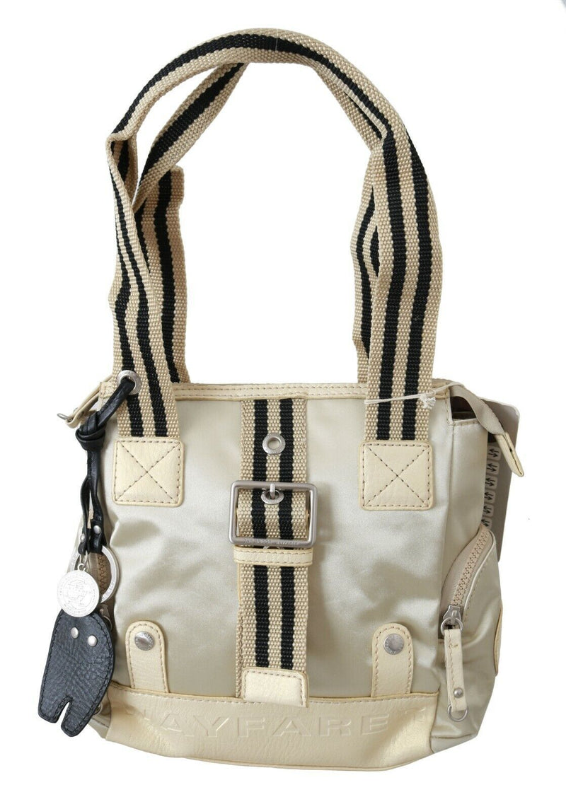 WAYFARER Beige Handbag Shoulder Tote - Authentic Fabric Purse