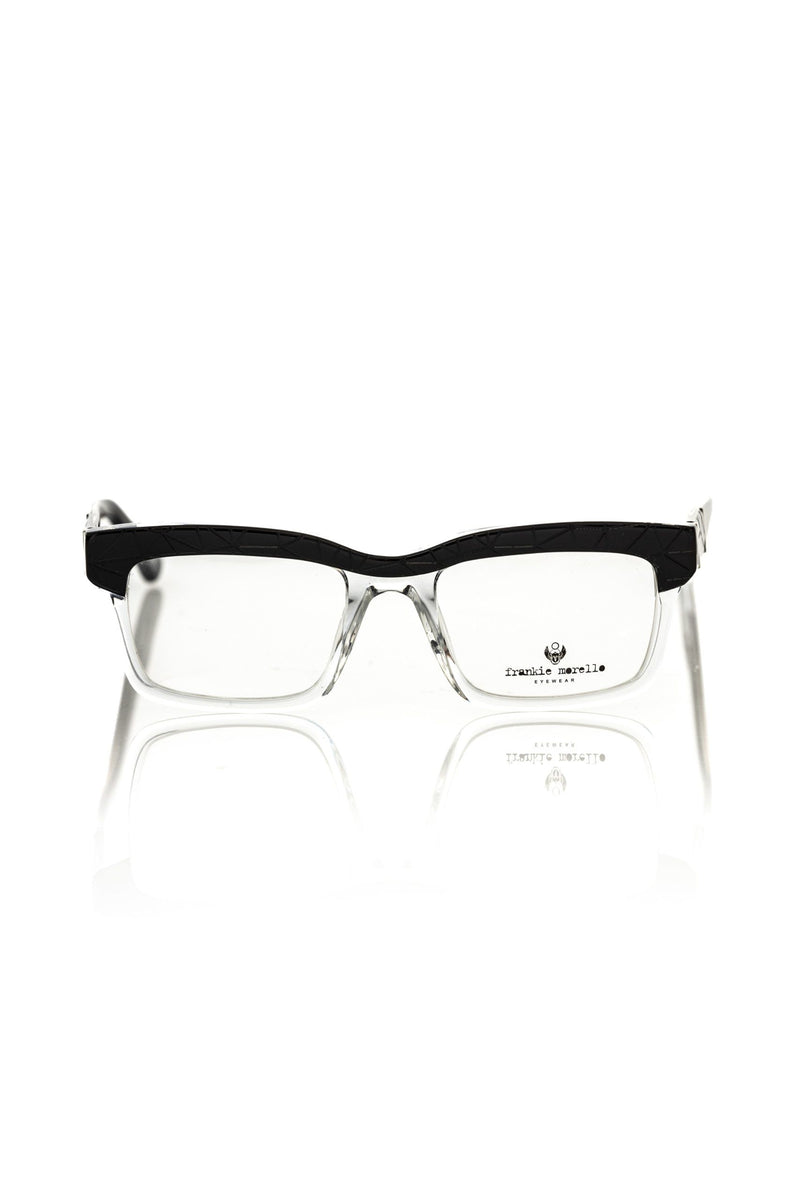 Monture pour homme en acétate noir de Frankie Morello