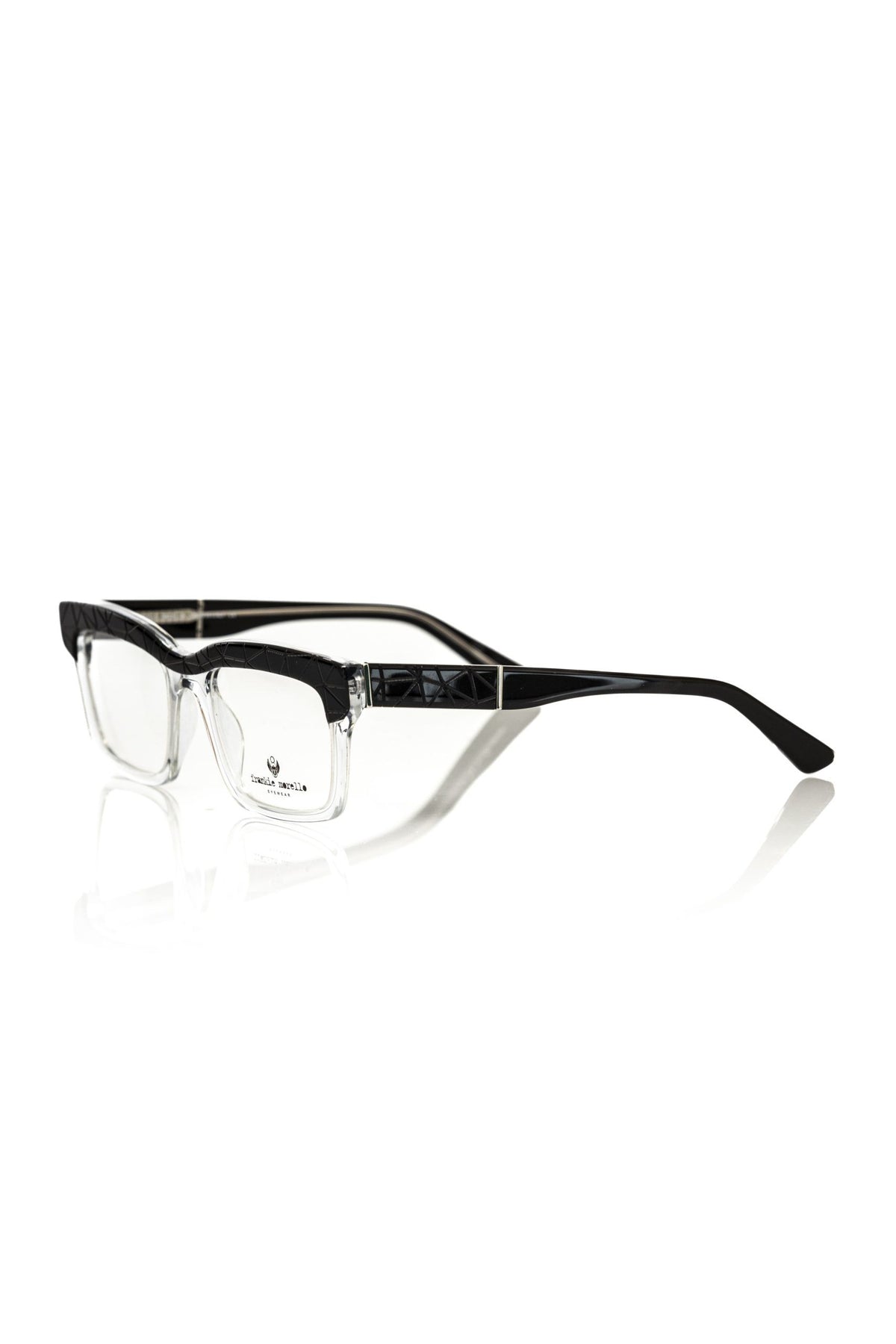 Monture pour homme en acétate noir de Frankie Morello