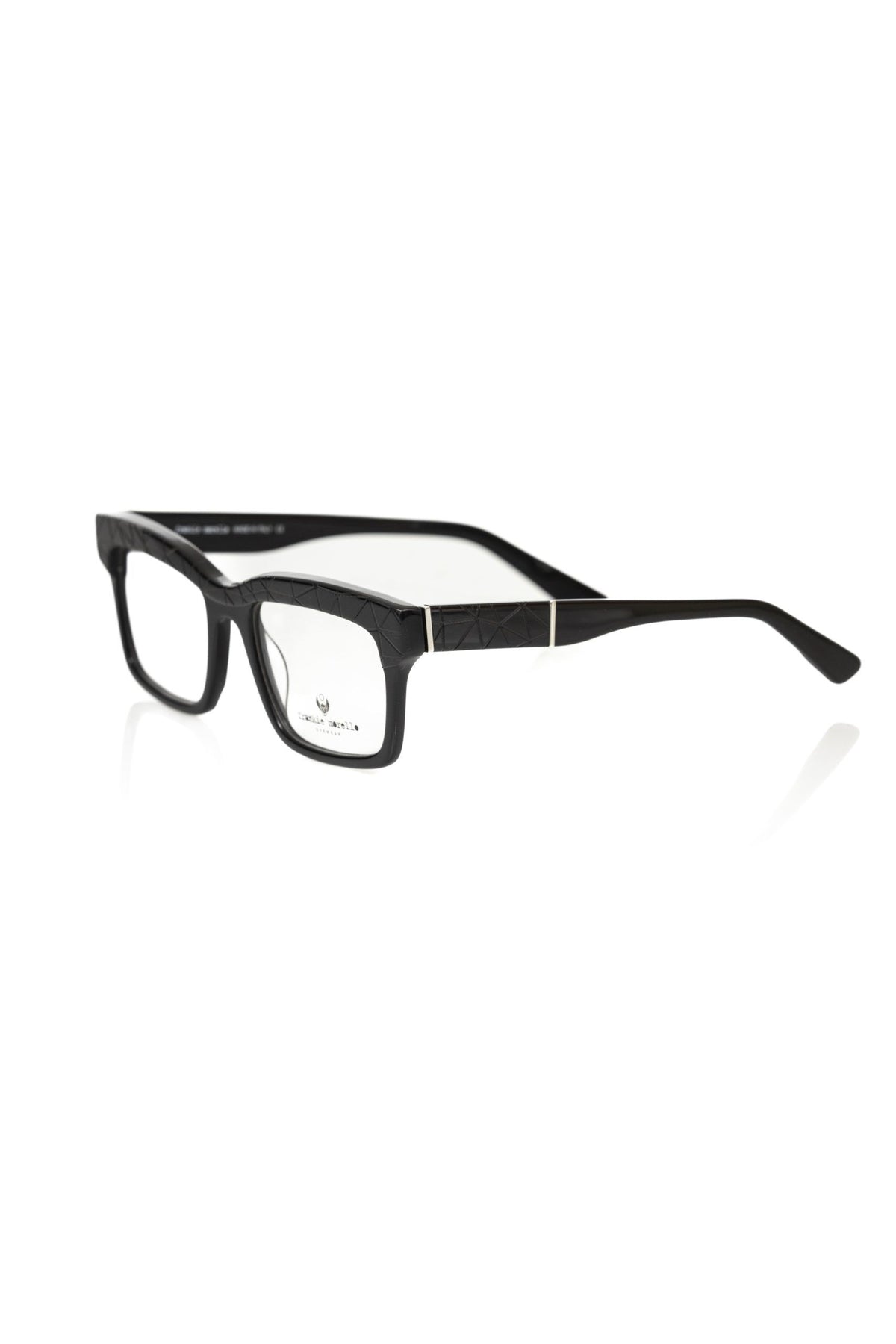 Monture pour homme en acétate noir de Frankie Morello