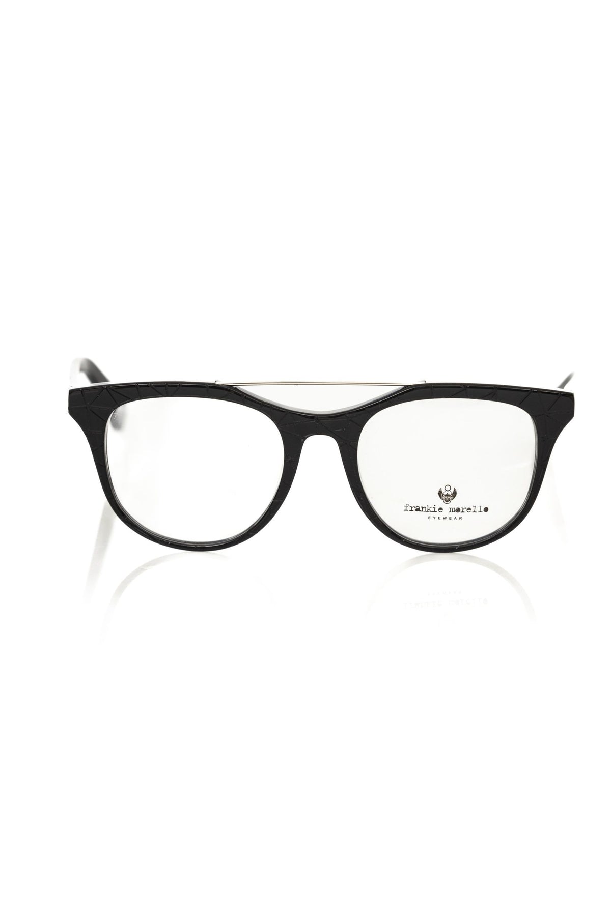 Monture pour homme en acétate noir de Frankie Morello