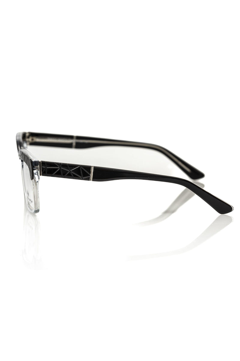Monture pour homme en acétate noir de Frankie Morello