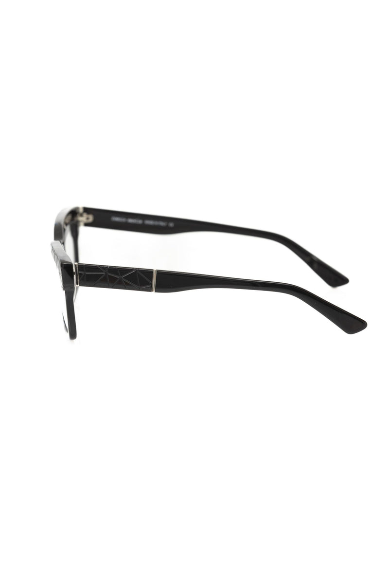 Monture pour homme en acétate noir de Frankie Morello