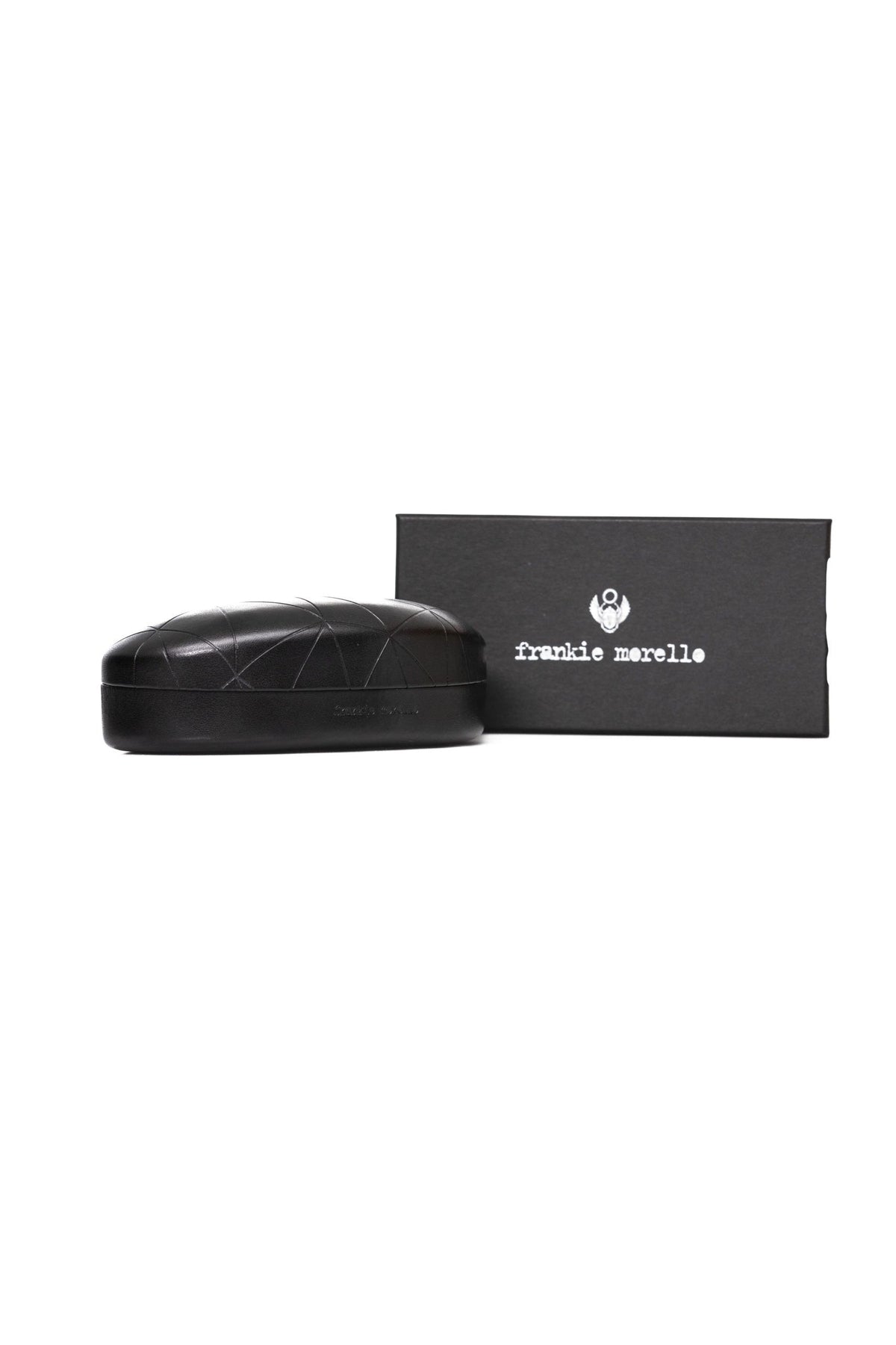 Monture pour homme en acétate noir de Frankie Morello