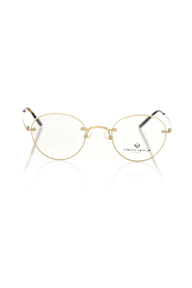 Monture pour homme Frankie Morello, couleur or métallisé