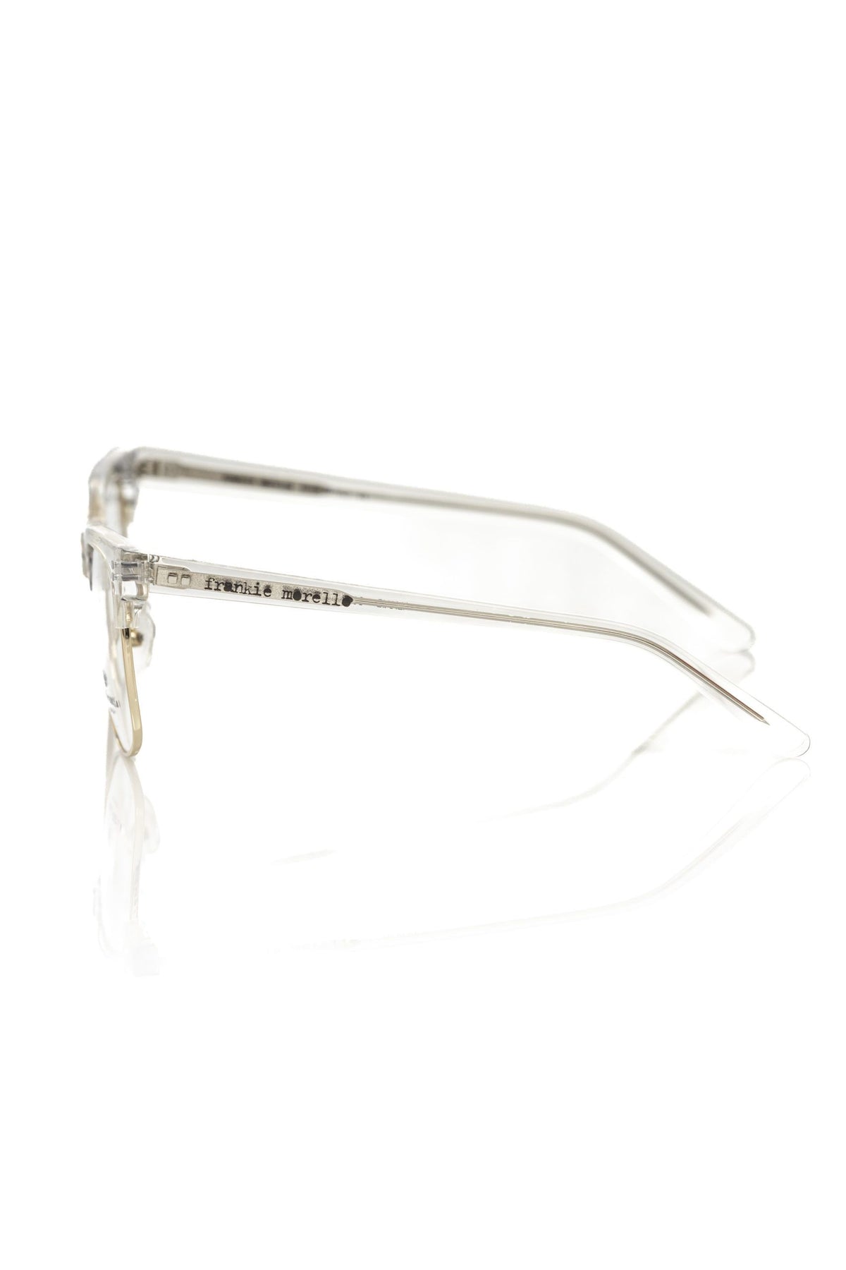 Monture pour homme Frankie Morello en fibre métallique dorée