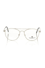 Monture de lunettes pour homme Frankie Morello, couleur argent métallisé.