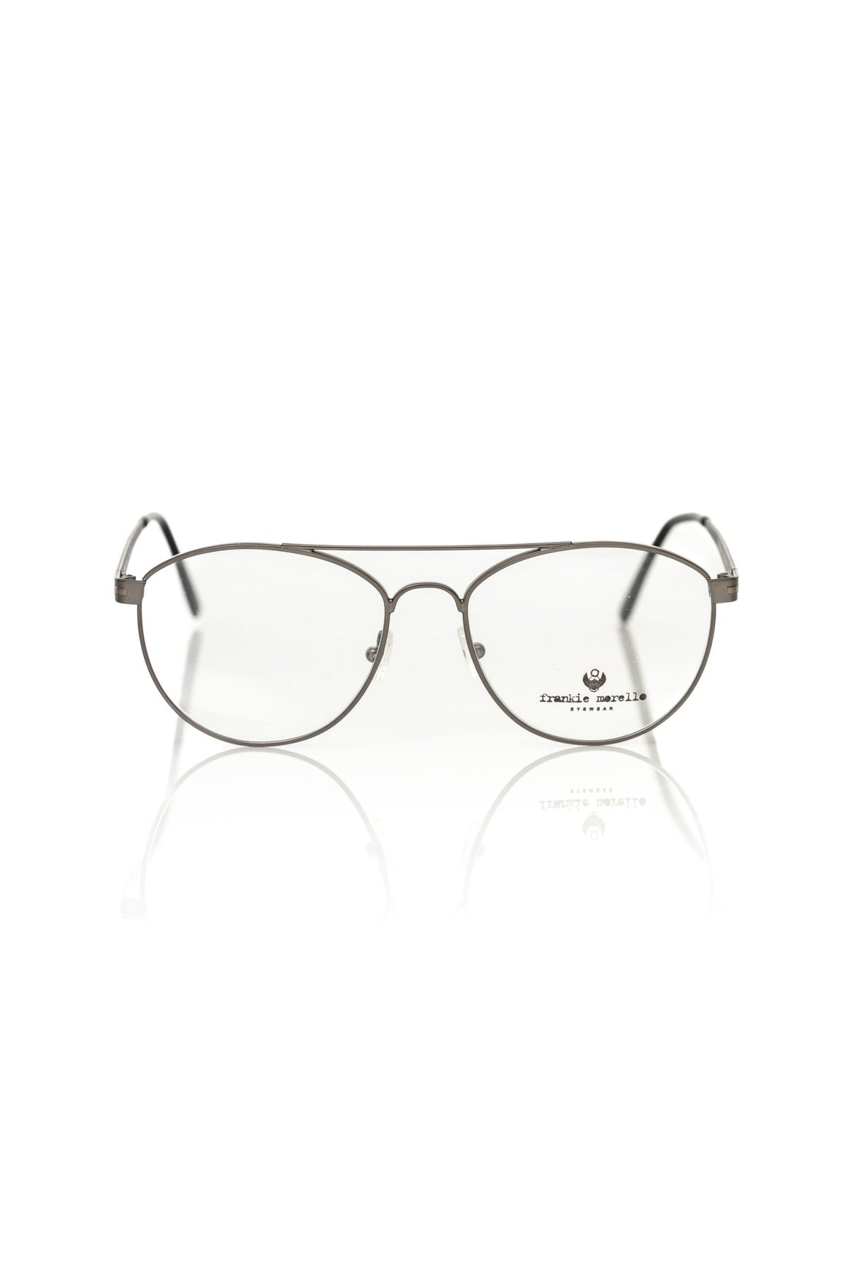 Monture pour homme Frankie Morello en fibre métallique grise