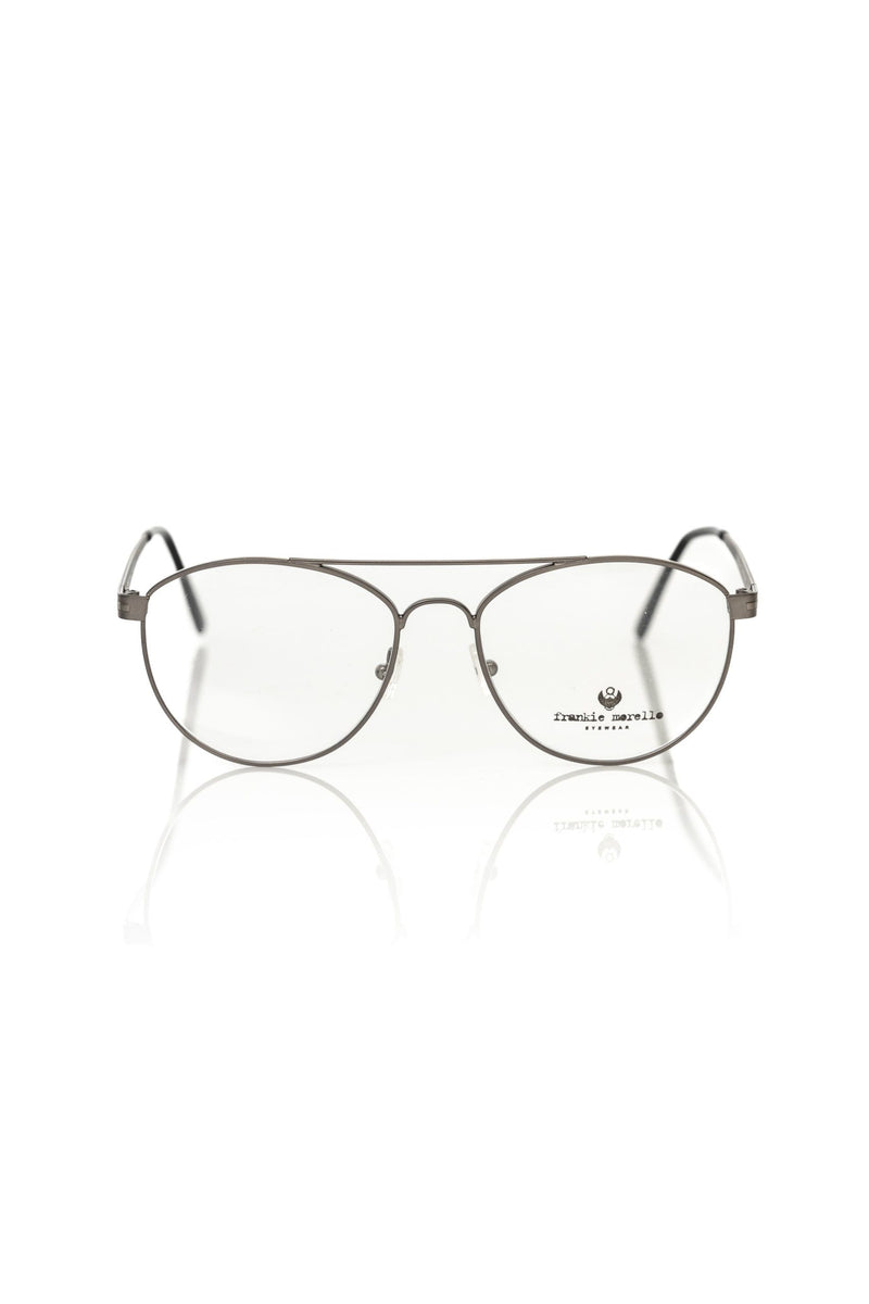 Monture pour homme Frankie Morello en fibre métallique grise