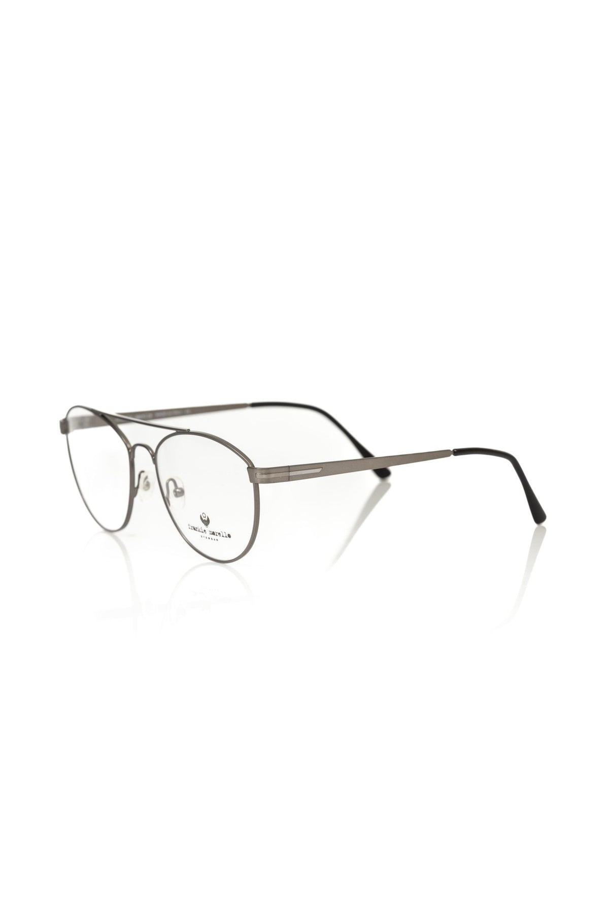 Monture pour homme Frankie Morello en fibre métallique grise