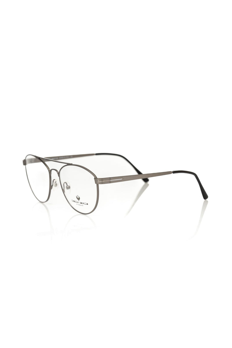 Monture pour homme Frankie Morello en fibre métallique grise