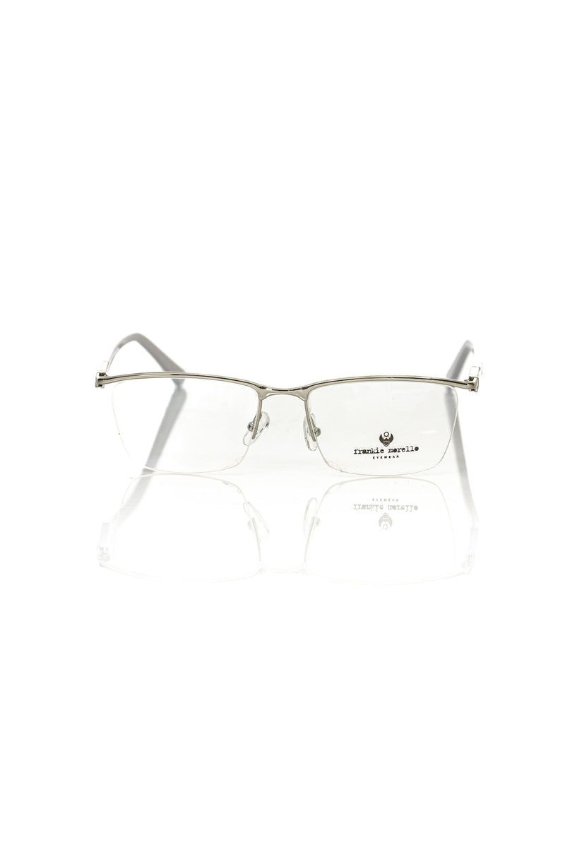 Monture pour homme Frankie Morello, couleur argent métallisé