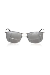 Lunettes de soleil argentées métallisées pour homme Frankie Morello