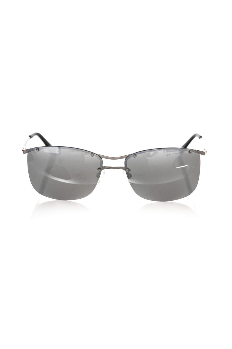 Frankie Morello Zilver Metallic Heren Zonnebril