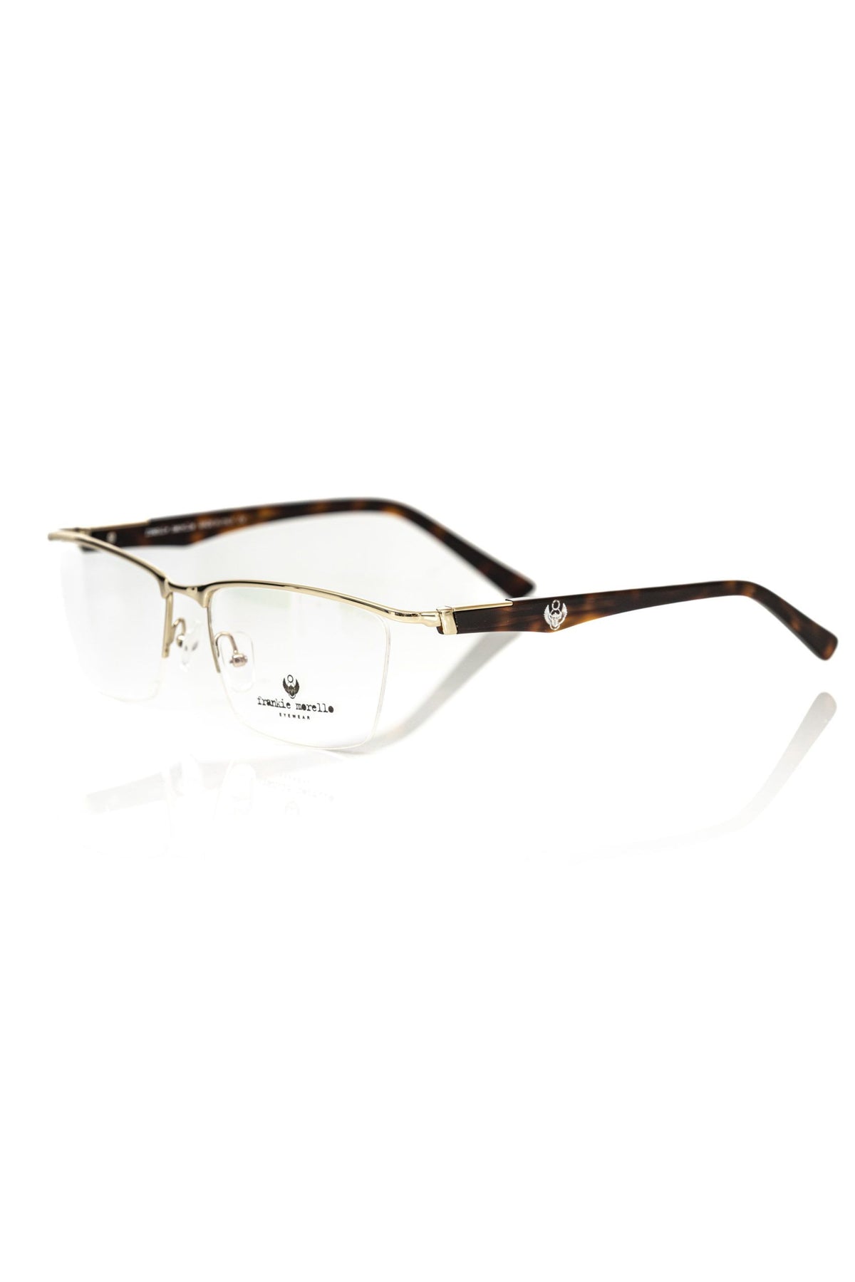 Monture pour homme Frankie Morello, couleur or métallisé