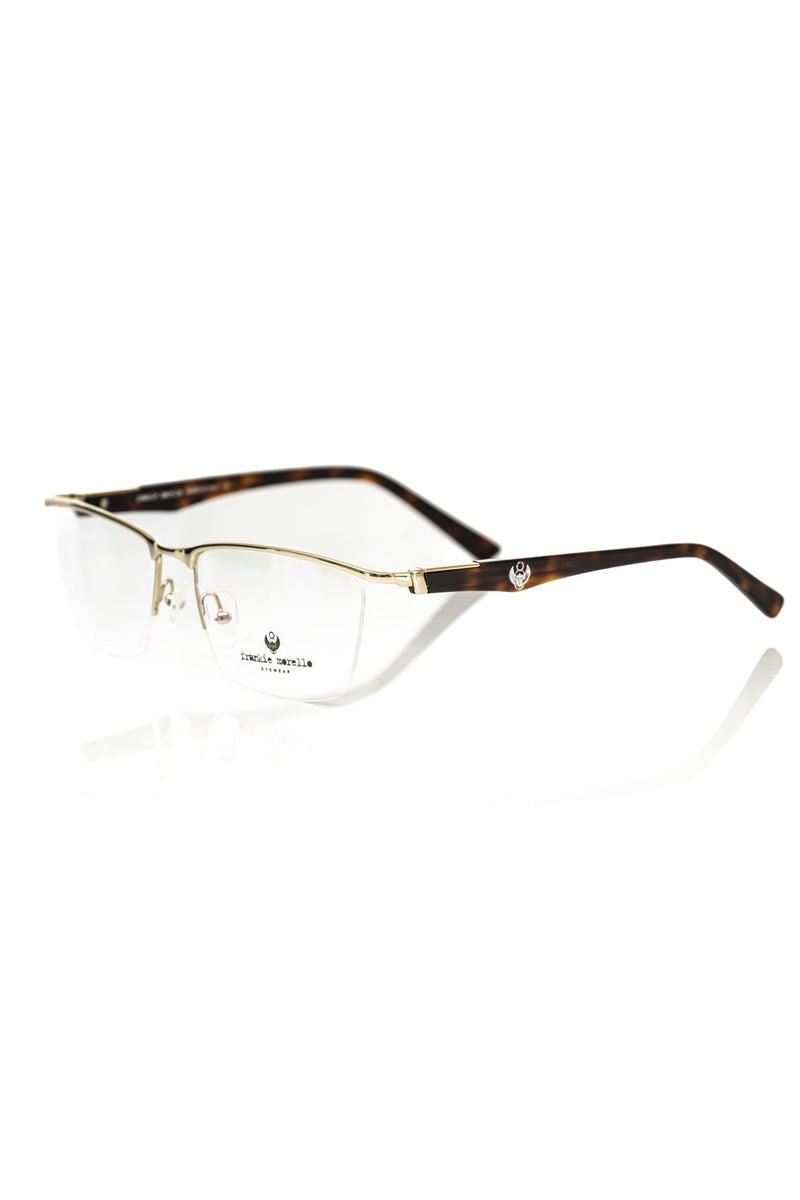 Monture pour homme Frankie Morello, couleur or métallisé