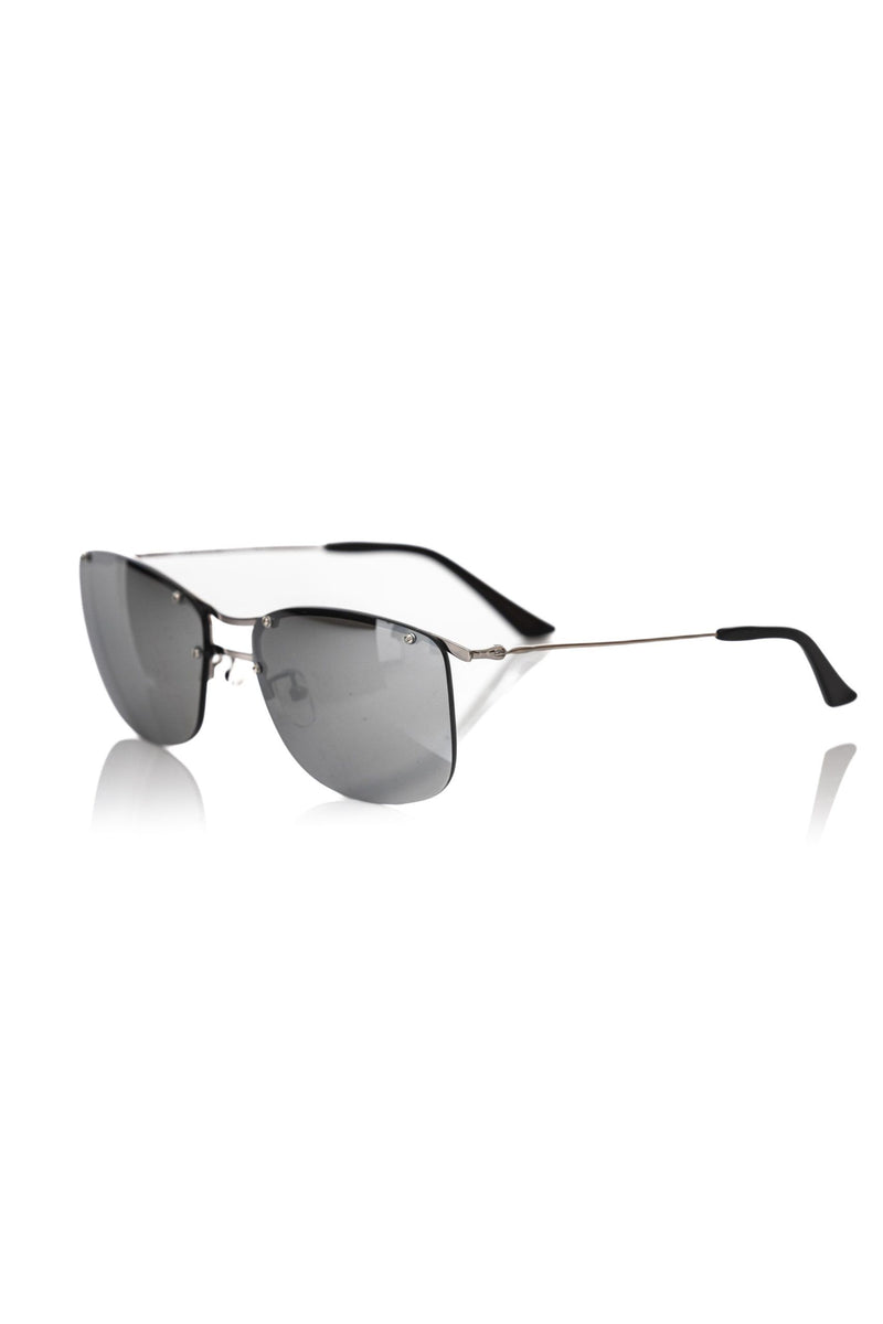 Frankie Morello Zilver Metallic Heren Zonnebril