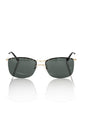 Lunettes de soleil pour homme Frankie Morello, fibre métallique noire.