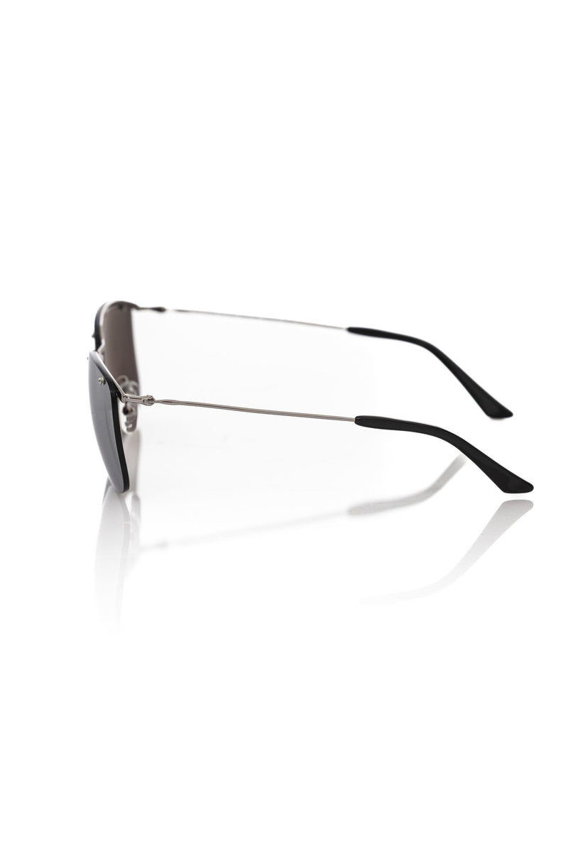 Frankie Morello Zilver Metallic Heren Zonnebril