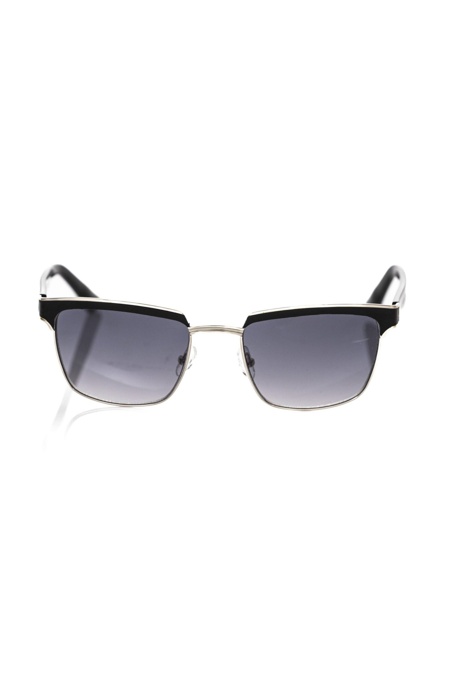 Lunettes de soleil pour homme Frankie Morello en fibre métallique noire