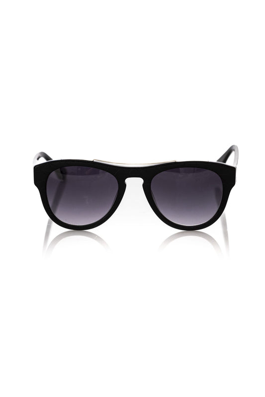 Lunettes de soleil Frankie Morello en acétate noir pour homme