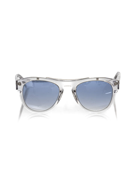 Lunettes de soleil pour homme Frankie Morello en acétate blanc