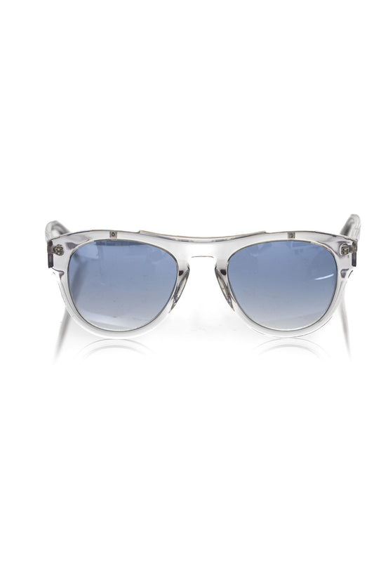 Lunettes de soleil pour homme Frankie Morello en acétate blanc