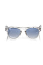 Lunettes de soleil pour homme Frankie Morello en acétate blanc