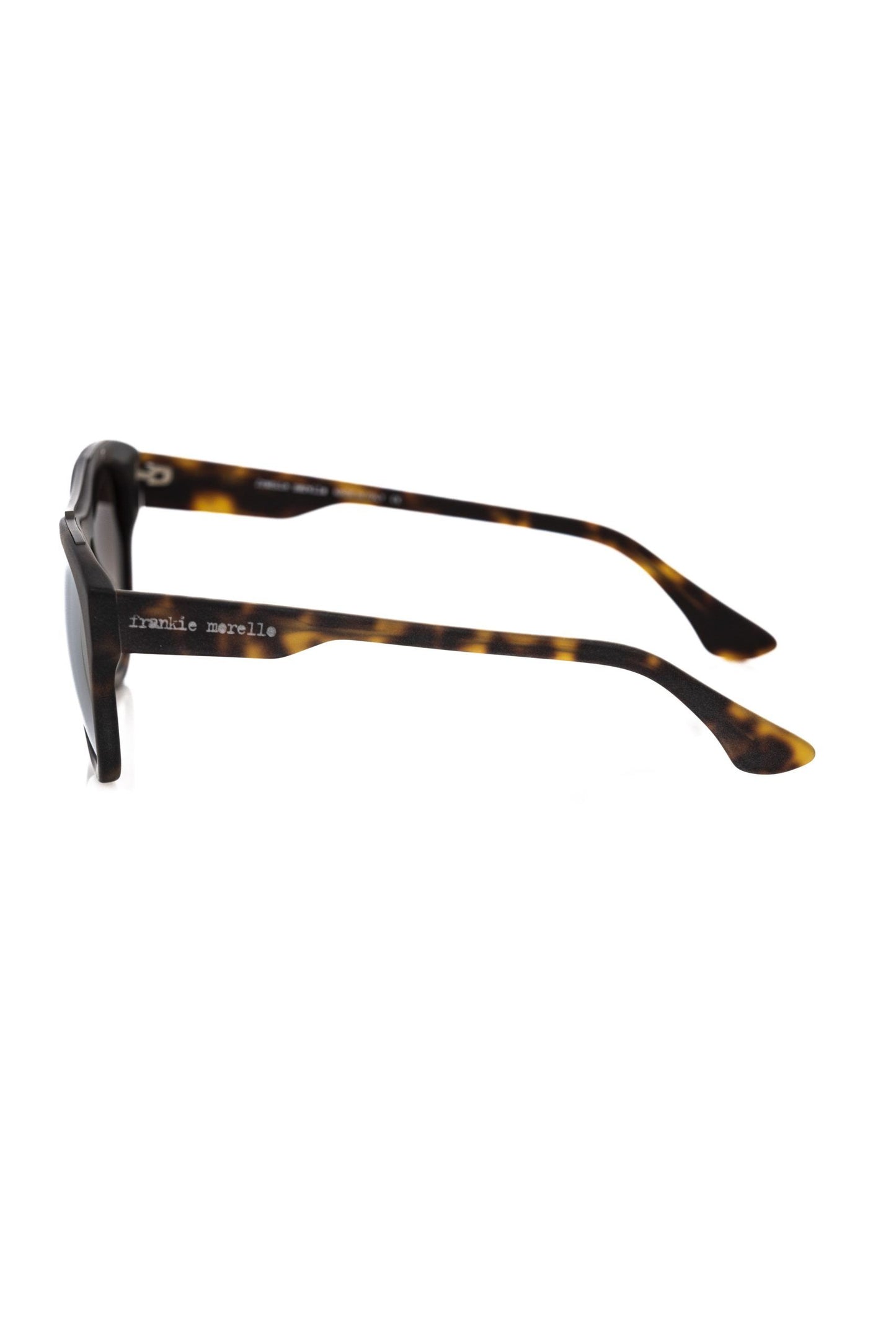 Lunettes de soleil pour homme en acétate marron de Frankie Morello