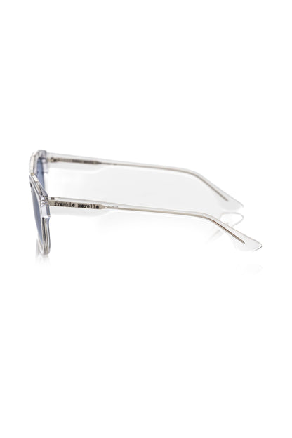 Lunettes de soleil pour homme Frankie Morello en acétate blanc